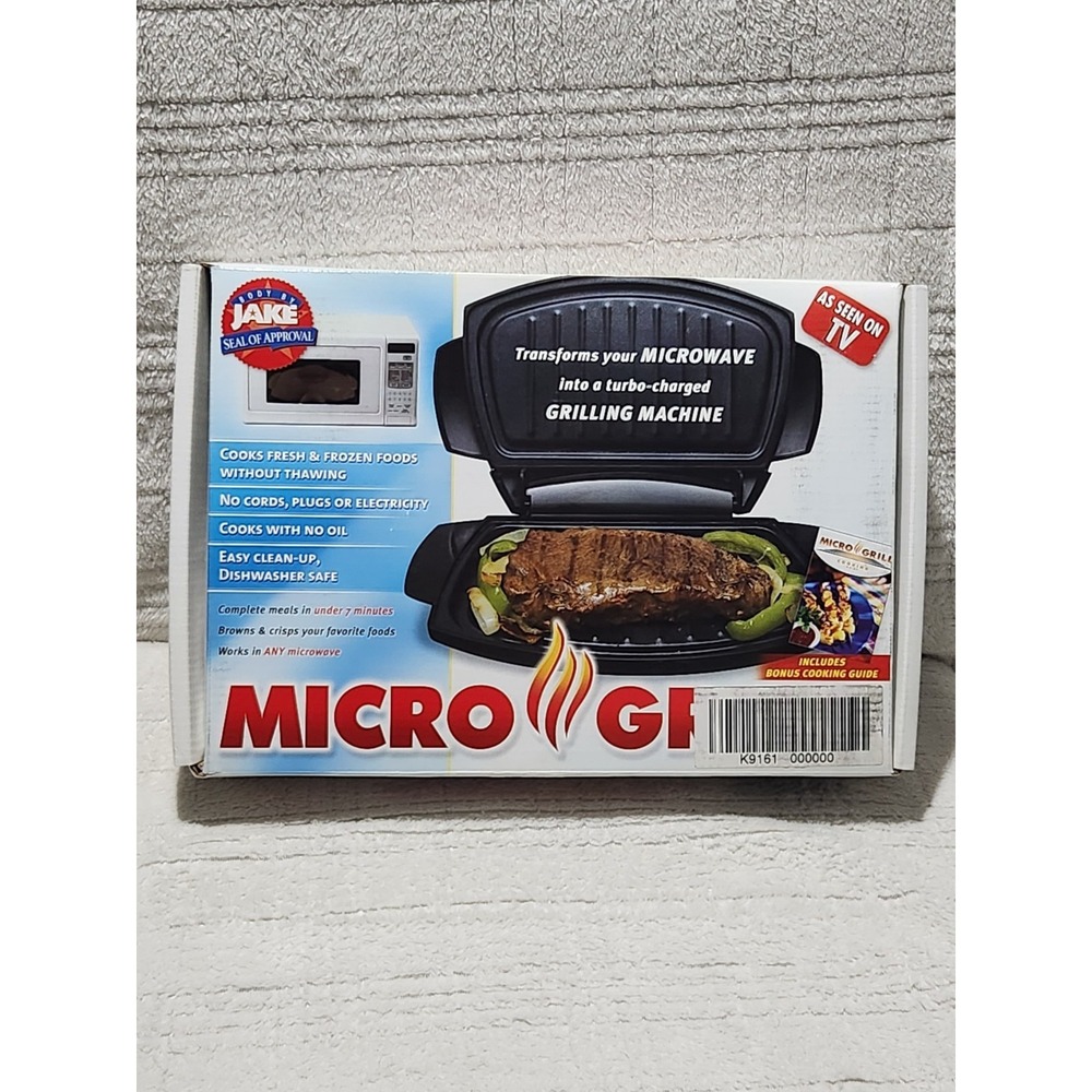 Body by Jake Micro Grill As Seen‎ on TV Microwave Oven Grill Original Box